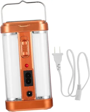Outdoor Camping Lamp Solar-Powered Lantern Lightweight Collapsible 4-Sided Luminous Ideal for Camping Hiking