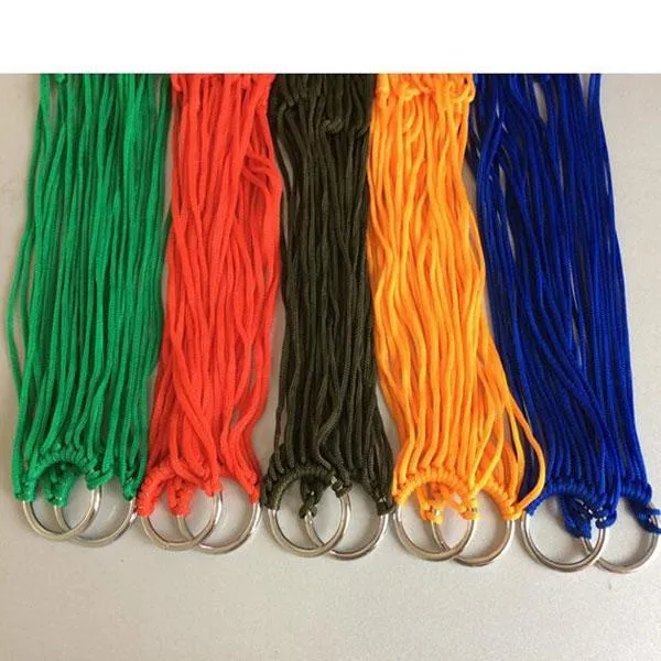 Outdoor Camping Nylon Hammock Hanging Mesh Net Sleeping Bed Green
