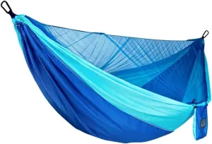 Outdoor Hammock Portable Quick Setup 290 * 140cm Travel Outdoor Camping Hammock Hanging Sleeping Swing Bed with Mosquito Net Terrace Hammock(Green)