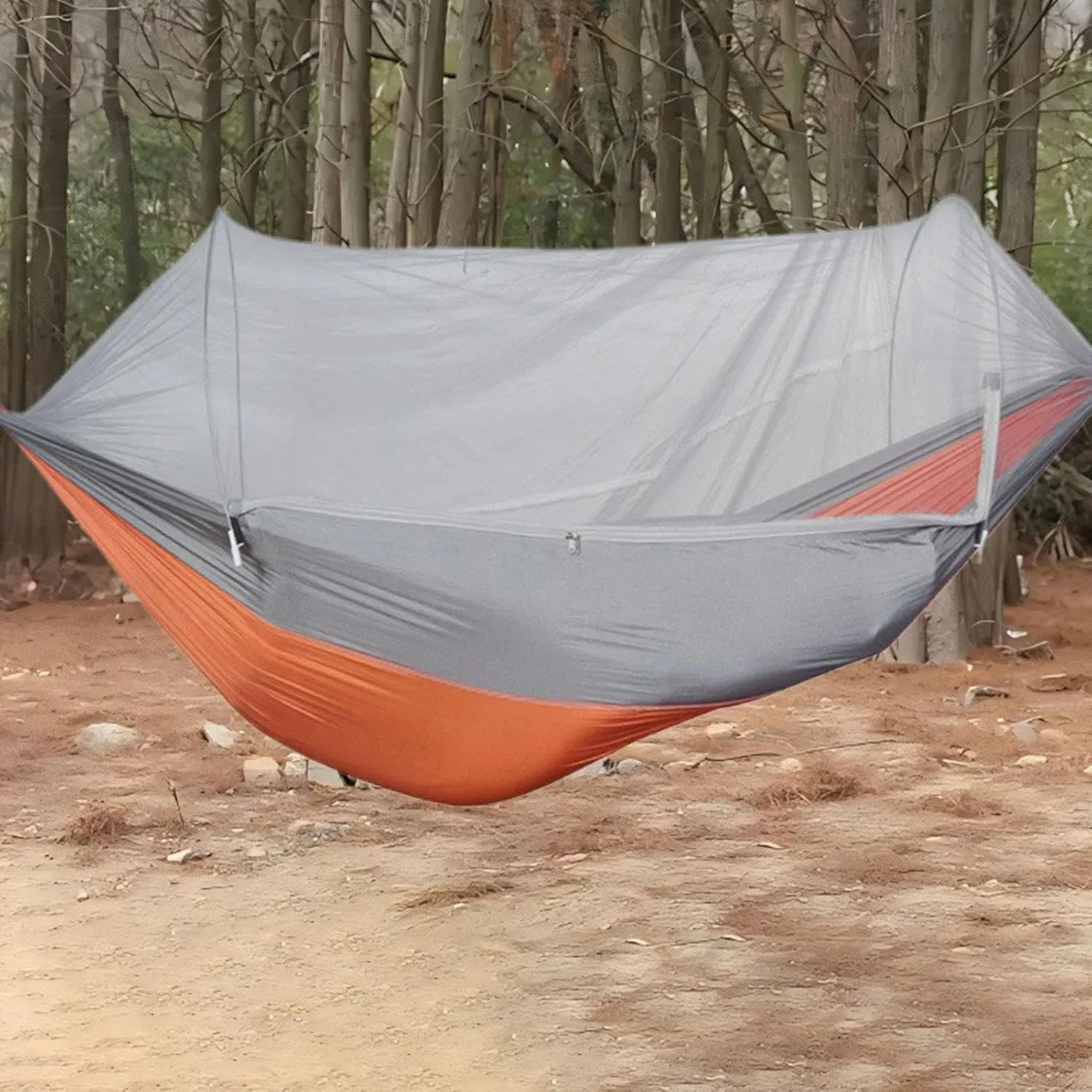 Outdoor Hammocks Hammock | Travel Tent Hammock Net | Family Shelter Automatic Setup Portable 9x5ft for Beach,