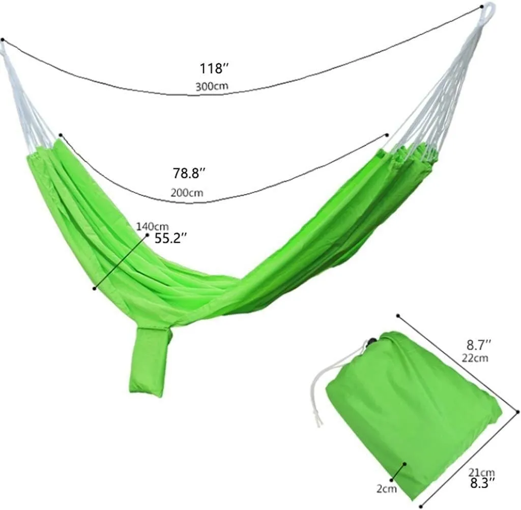 Outdoor Leisure Hammock Ultra-Light and Breathable Garden Patio Portable Travel Hammock Chair (Color : Blue)