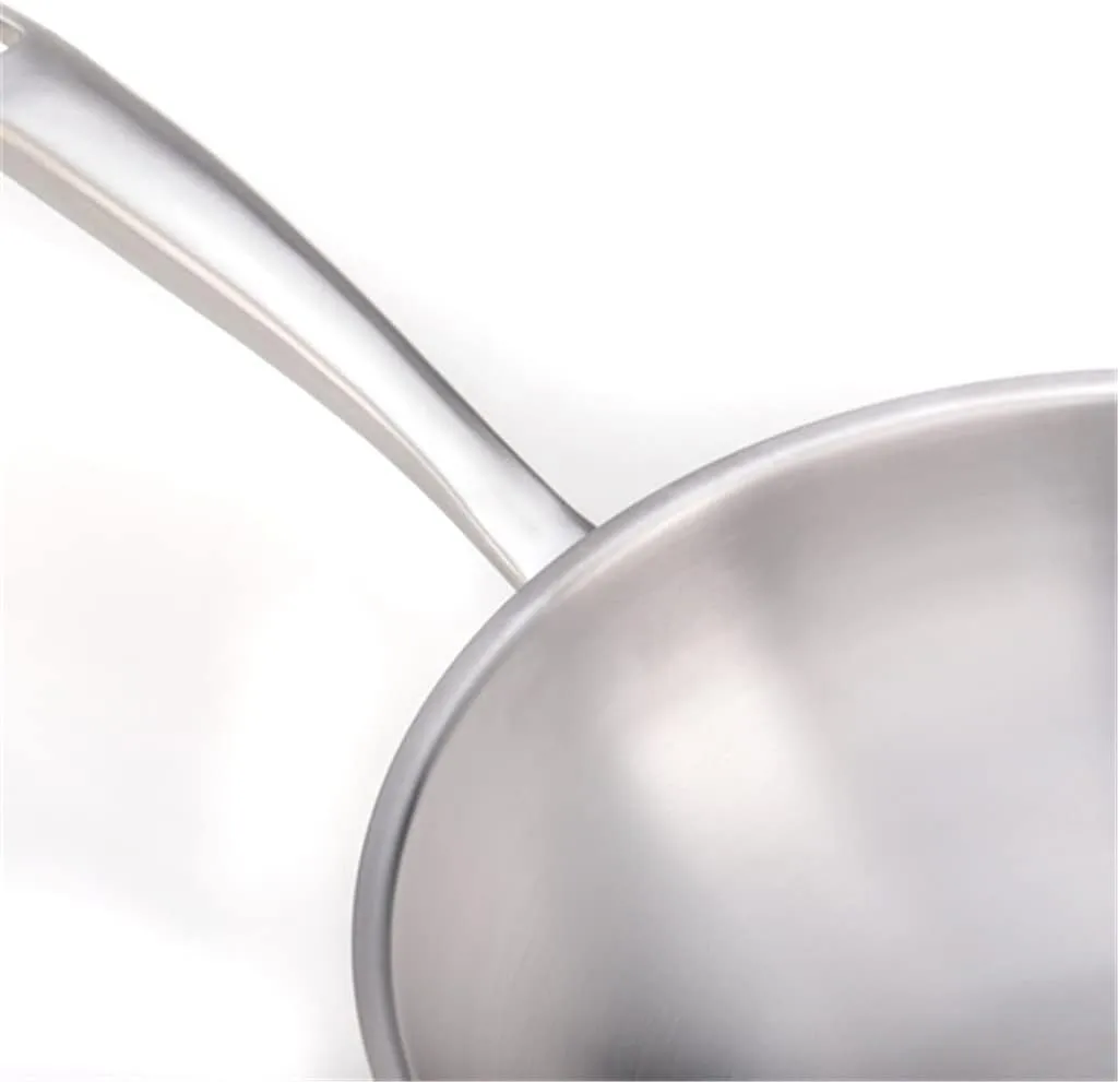 Outdoor Titanium Cooking Wok Large Capacity Cookware Ultralight Portable Pot Non-Stick for Camping Hiking Travel Picnic (A 550x320x156mm) (A 550x320x156mm)