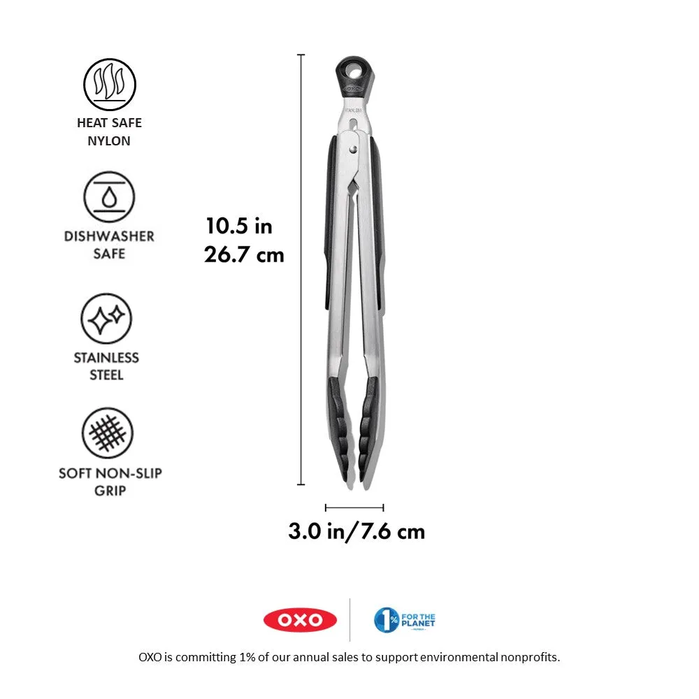 OXO Good Grips 23 cm Tongs with Nylon Head