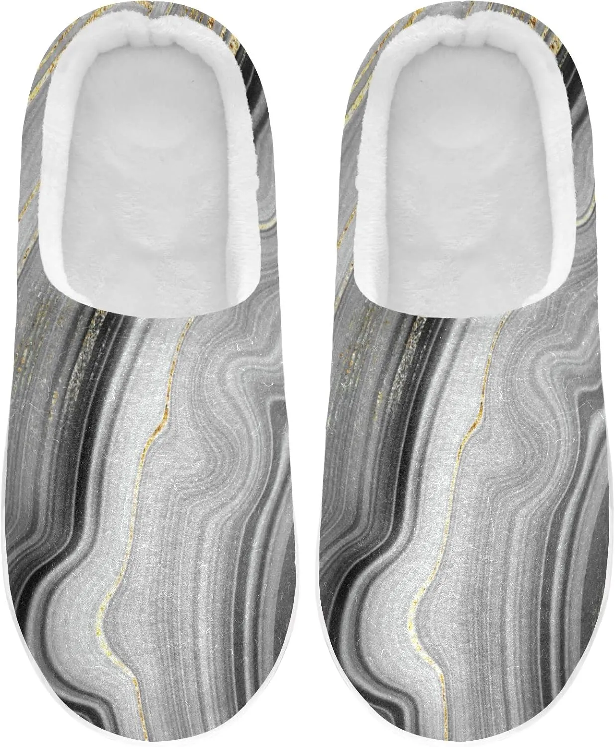 Oyihfvs Unisex Memory Foam Warm Slippers Comfort Soft Casual Shoes for Indoor Outdoor S-XXXL