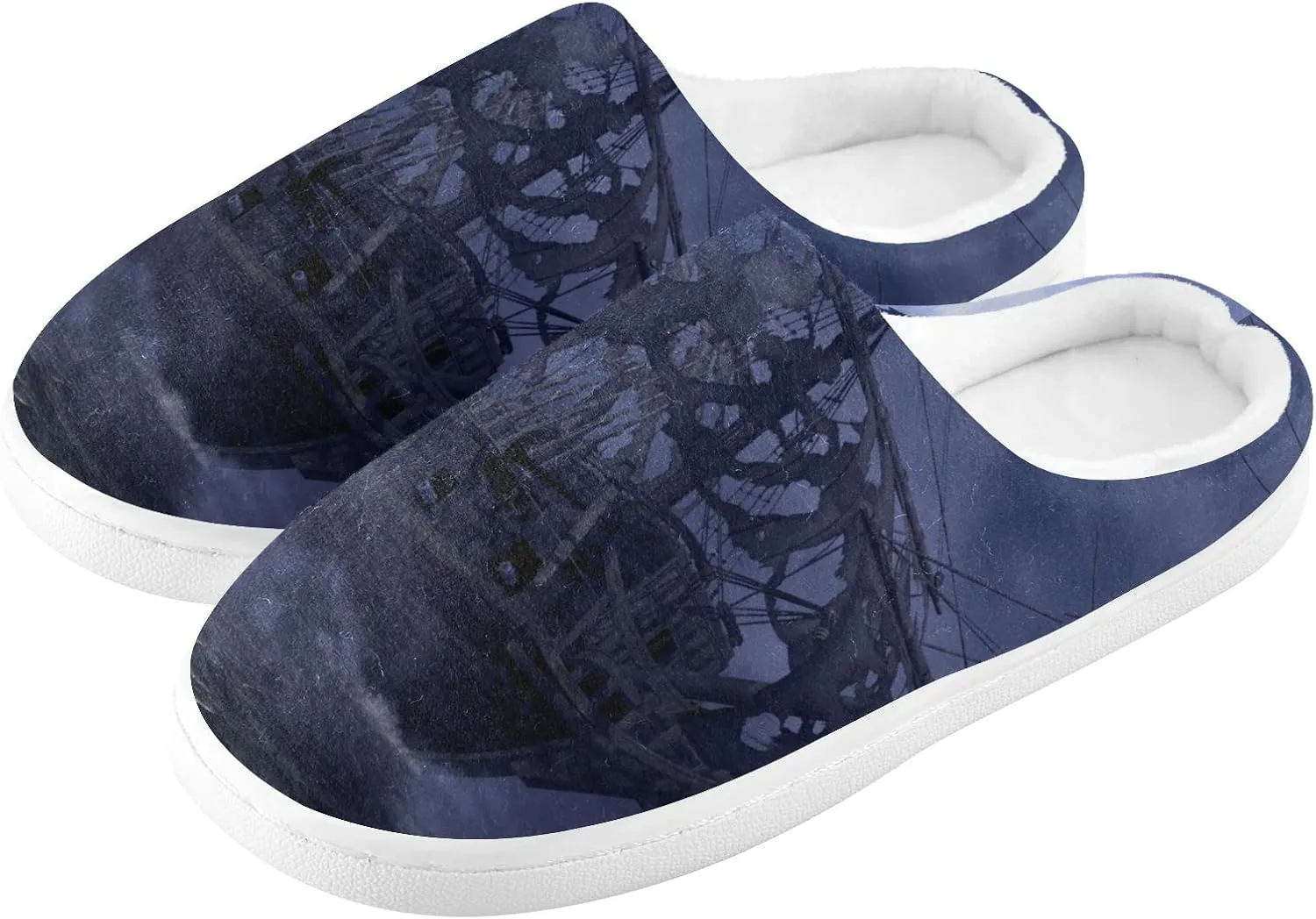 Oyihfvs Unisex Memory Foam Warm Slippers Comfort Soft Casual Shoes for Indoor Outdoor S-XXXL