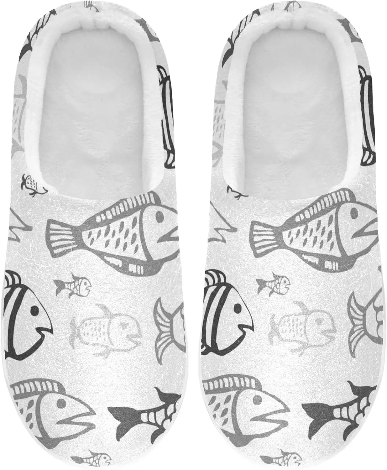 Oyihfvs Unisex Memory Foam Warm Slippers Comfort Soft Casual Shoes for Indoor Outdoor S-XXXL