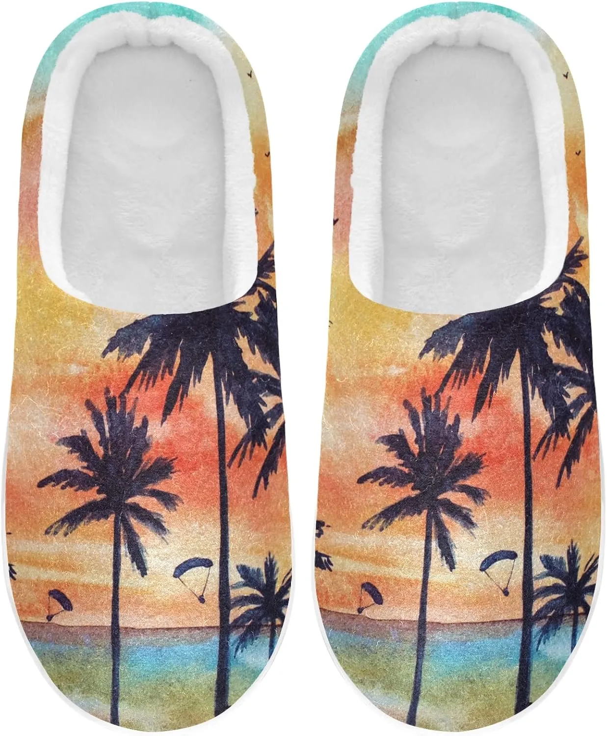 Oyihfvs Unisex Memory Foam Warm Slippers Comfort Soft Casual Shoes for Indoor Outdoor S-XXXL