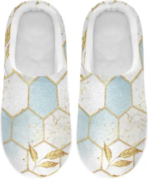 Oyihfvs Unisex Memory Foam Warm Slippers Comfort Soft Casual Shoes for Indoor Outdoor S-XXXL