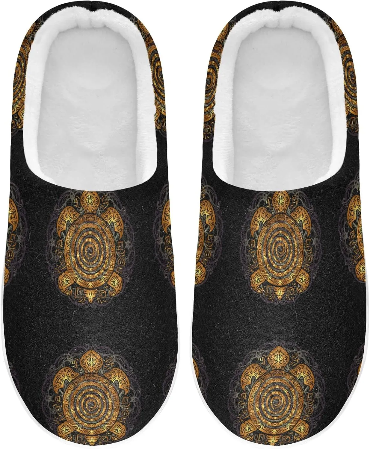 Oyihfvs Unisex Memory Foam Warm Slippers Comfort Soft Casual Shoes for Indoor Outdoor S-XXXL