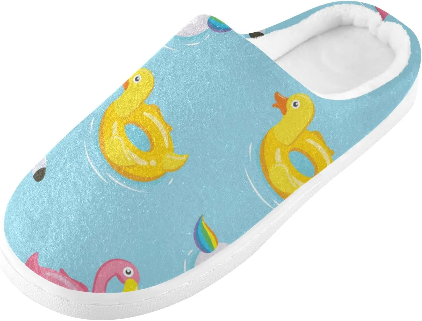 Oyihfvs Unisex Memory Foam Warm Slippers Comfort Soft Casual Shoes for Indoor Outdoor S-XXXL