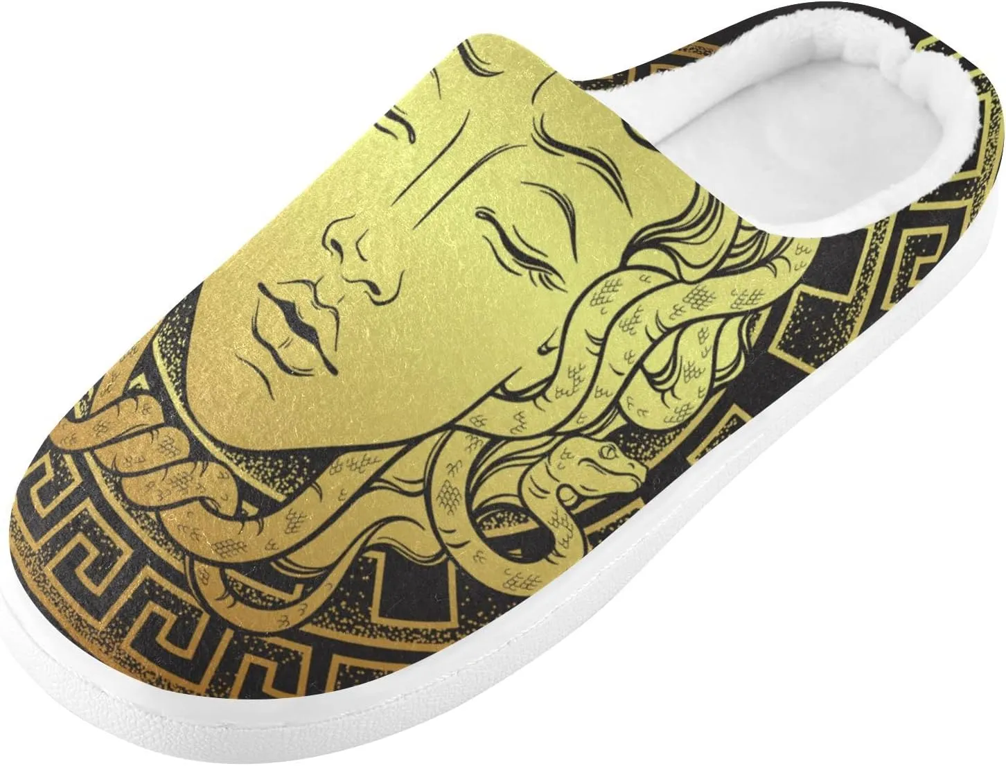 Oyihfvs Unisex Memory Foam Warm Slippers Comfort Soft Casual Shoes for Indoor Outdoor S-XXXL