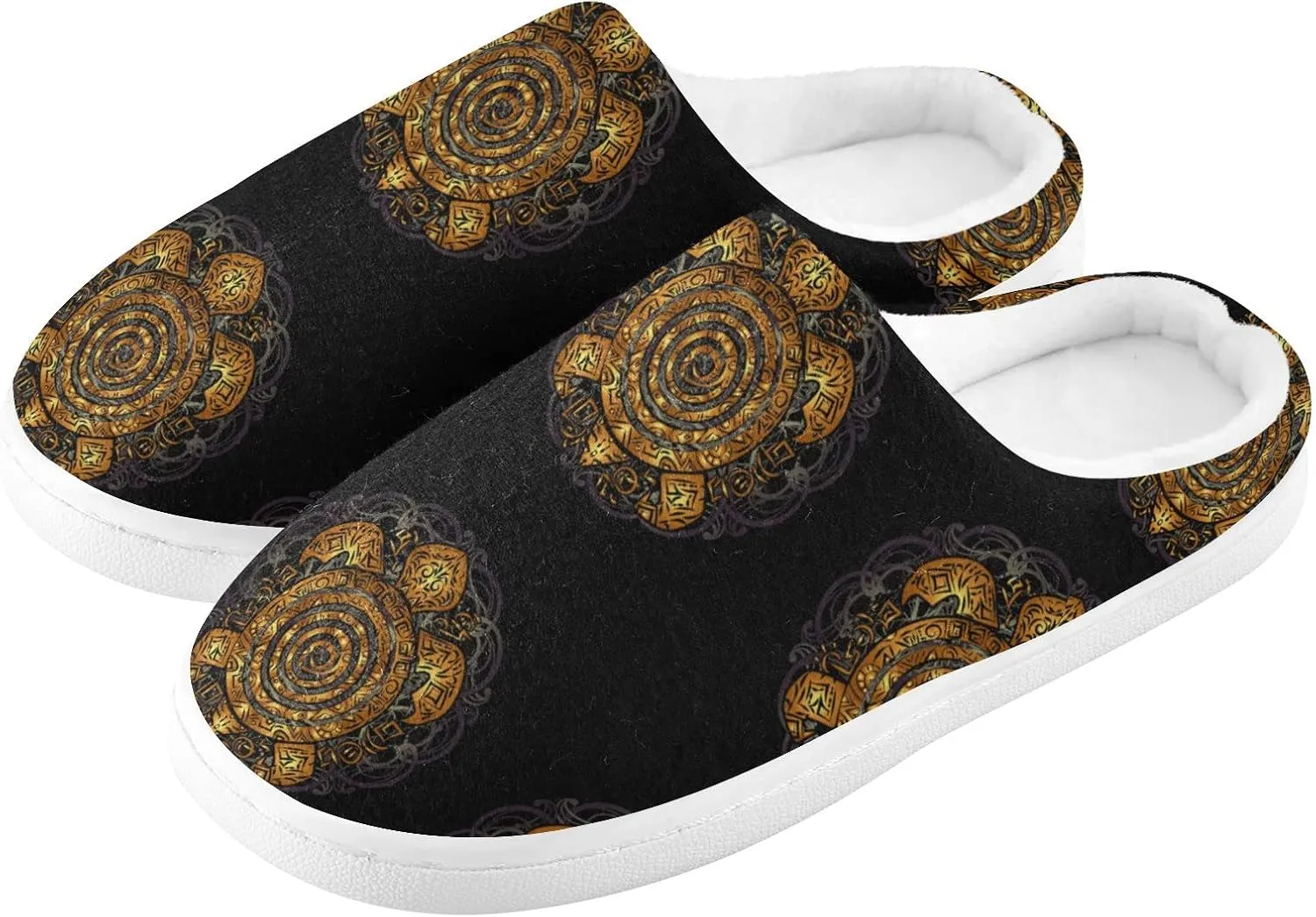 Oyihfvs Unisex Memory Foam Warm Slippers Comfort Soft Casual Shoes for Indoor Outdoor S-XXXL