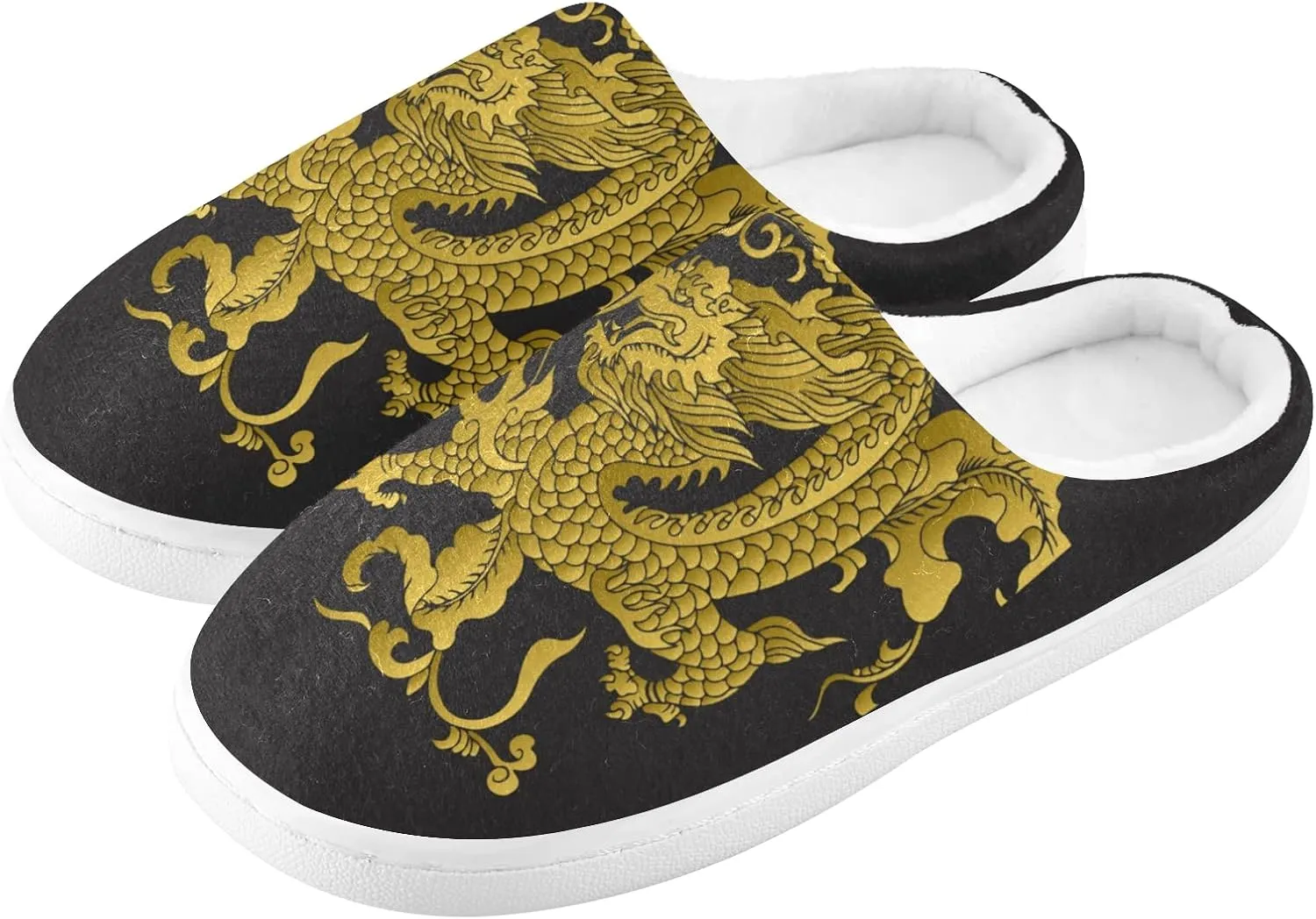 Oyihfvs Unisex Memory Foam Warm Slippers Comfort Soft Casual Shoes for Indoor Outdoor S-XXXL