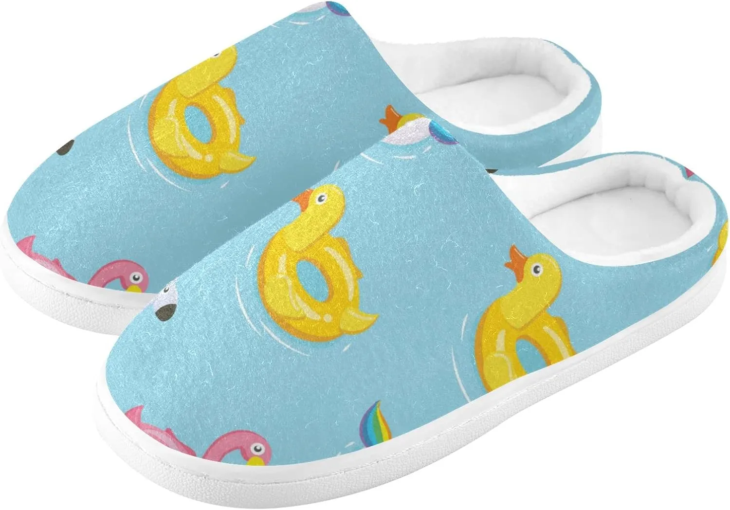 Oyihfvs Unisex Memory Foam Warm Slippers Comfort Soft Casual Shoes for Indoor Outdoor S-XXXL