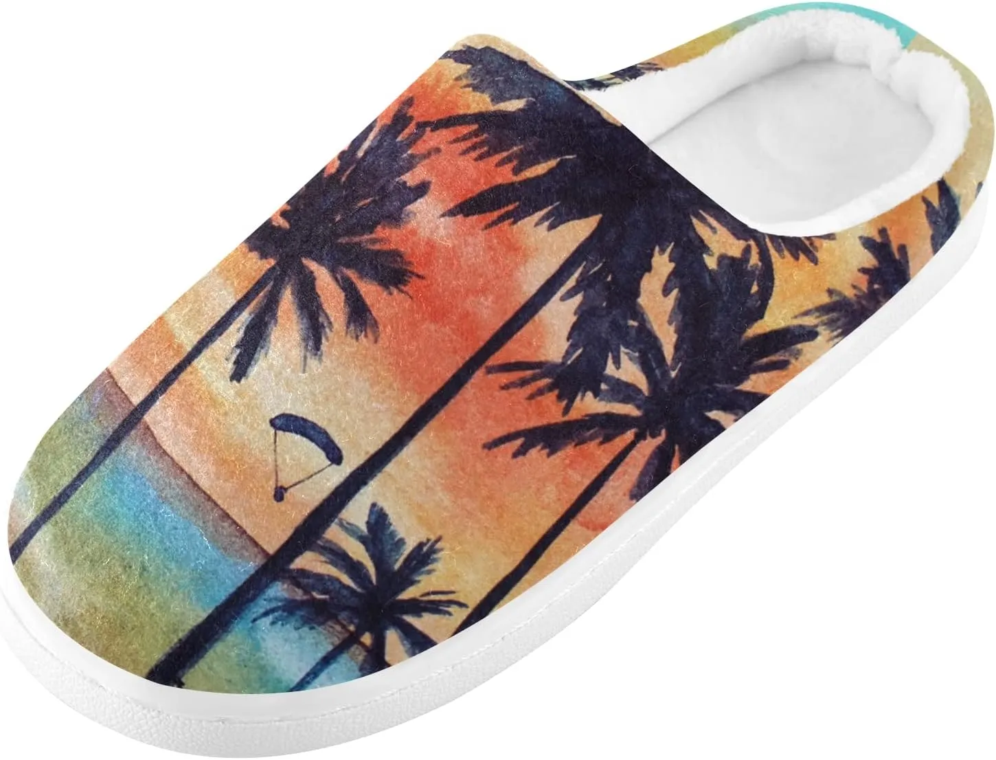 Oyihfvs Unisex Memory Foam Warm Slippers Comfort Soft Casual Shoes for Indoor Outdoor S-XXXL