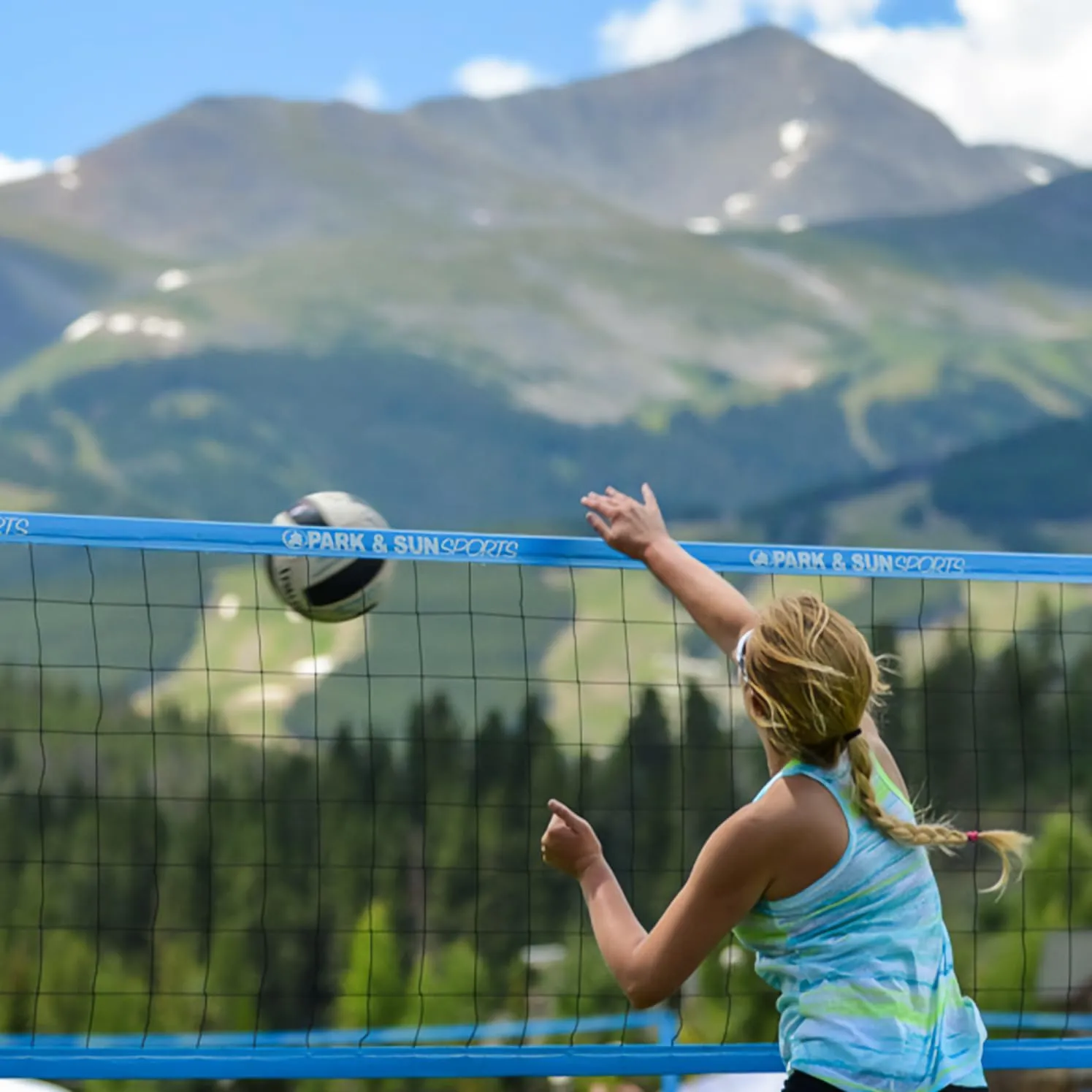 Park & Sun Sports Spectrum 2000: Portable Professional Outdoor Volleyball Net System