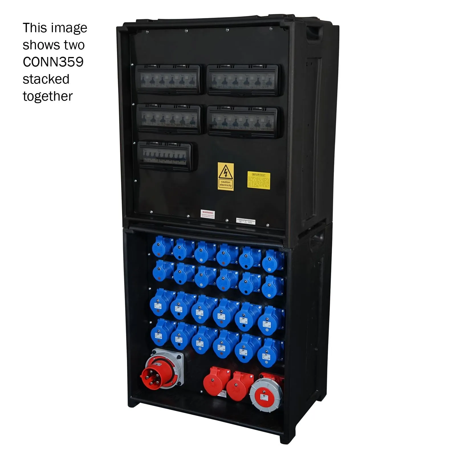 PCE MERZ Distribution Box 125A 3PH IP44 Power Distro 3 Phase