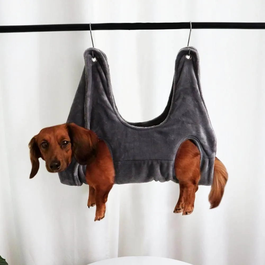 Pet Grooming Hammock - Convenient Cat and Dog Grooming Aid