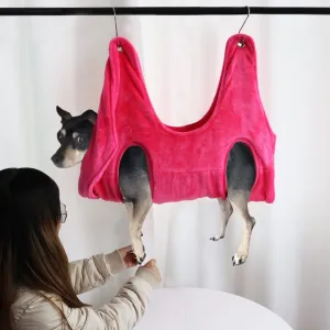 Pet Grooming Hammock for Stress-Free Nail Trimming
