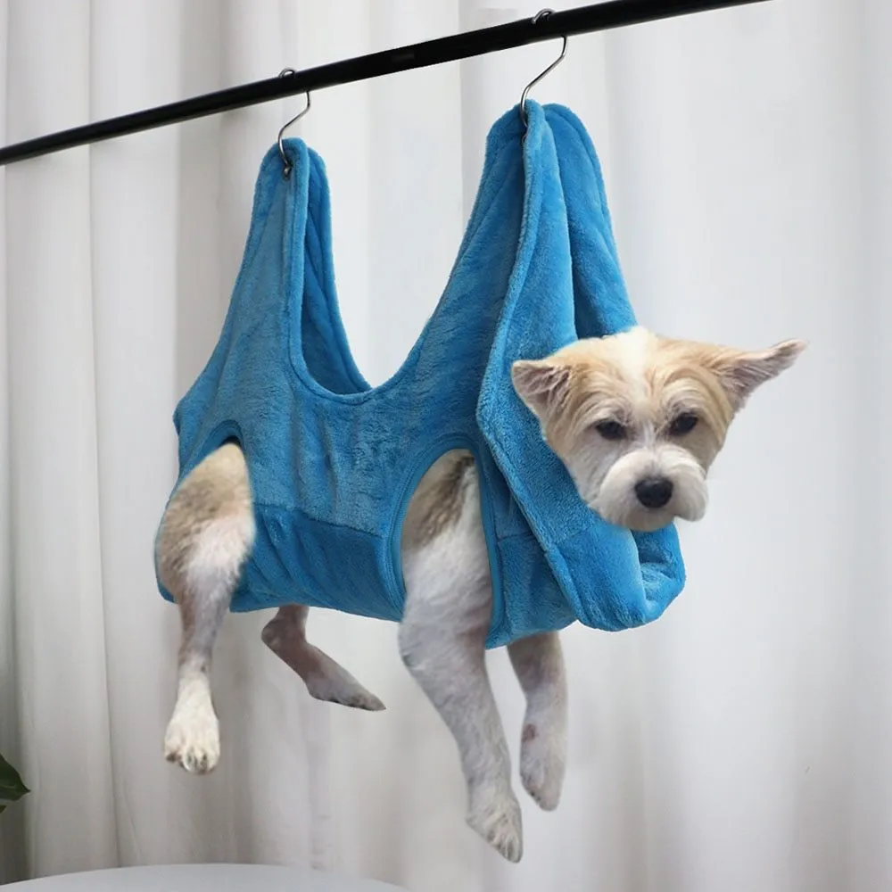 Pet Grooming Hammock for Stress-Free Nail Trimming