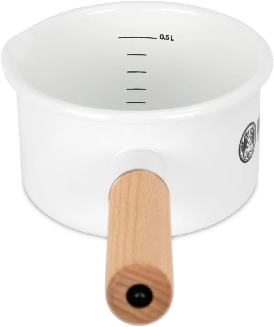 Petromax Enamel Pan for Campfire Cooking, Indoor/Outdoor Steel Pot