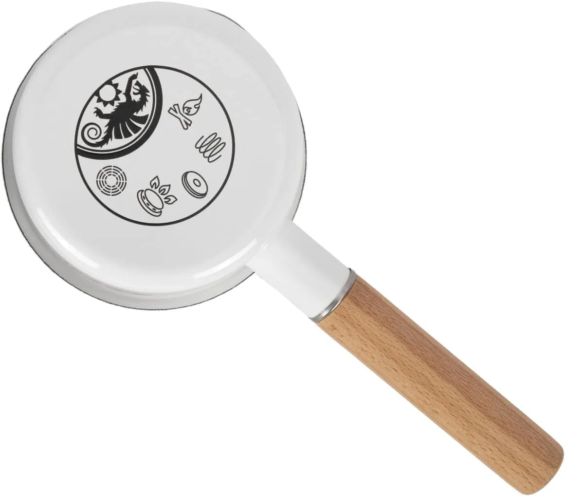 Petromax Enamel Pan for Campfire Cooking, Indoor/Outdoor Steel Pot