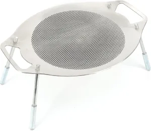 Picnic Grill Pan Smokeless Barbecue Tray Stovetop Plate Outdoor Tableware Portable Camping Cookware