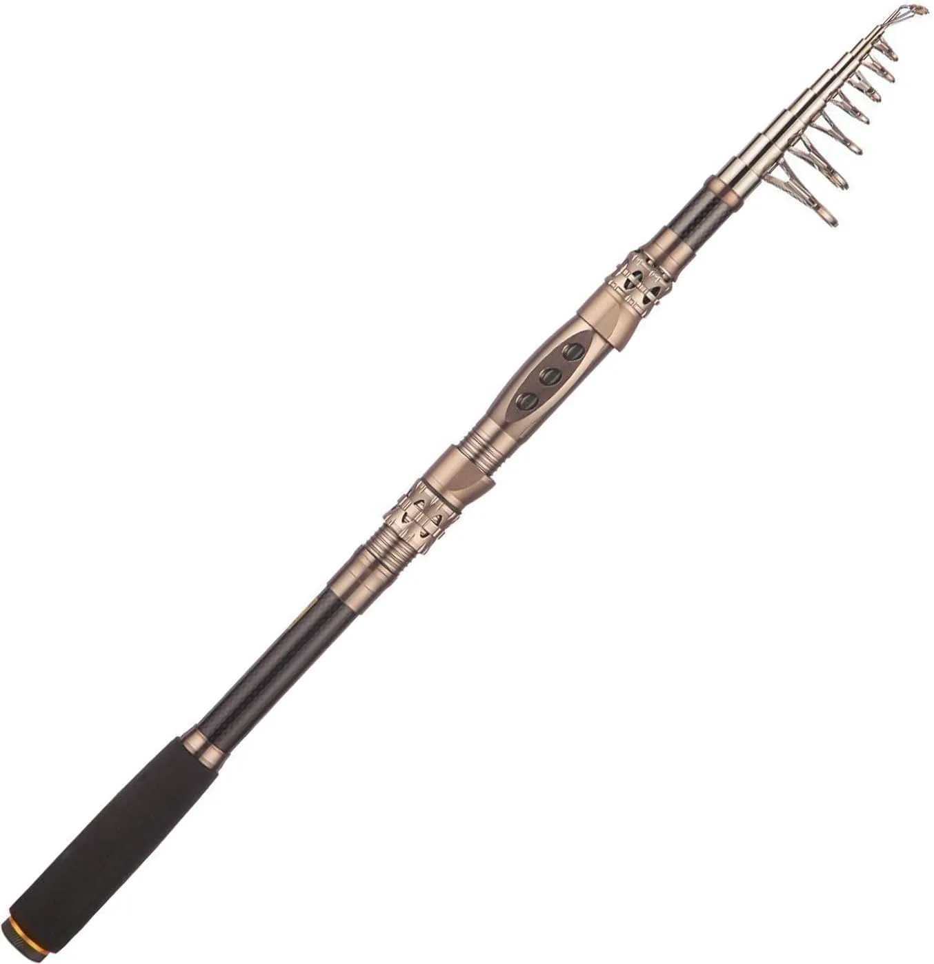 PLUSINNO Telescopic Fishing Rod Retractable Fishing Pole Rod Saltwater Travel Spinning Fishing Rods Fishing Poles