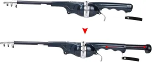 Pocket Fishing Rod, Telescopic Fishing Pole 2 in 1 for Beginners for Kids
