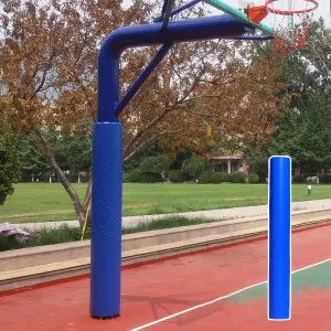 Pole Padding Weatherproof Basketball Pole Padding Outdoor, Wrap Around Pole Removable, Column Wrap with Velcro Straps, Basketball Training Equipment(Blue A,Dia 14cm(5 1/2"))