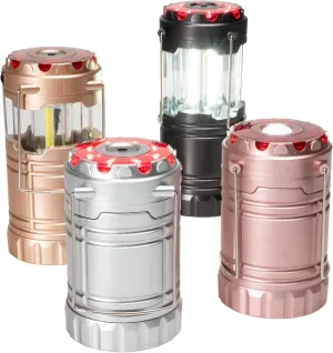 Pop-Up Lanterns with Flashlight & Emergency Flash (4-Pack) (Metallics)