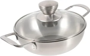 POPETPOP Portable Outdoor Pot Mini Household Hot Pot Portable Cooking Pot Pan Thicken Pot Household Cooking Pot
