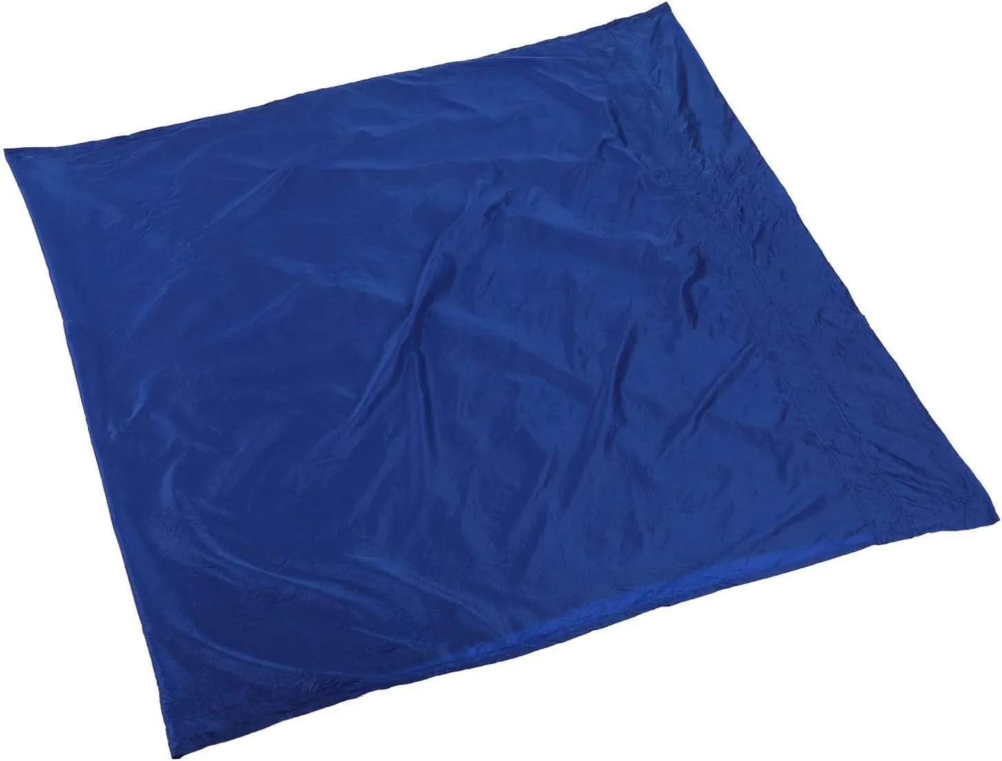 Portable Camping Parachute Hammock with Rollover, Foldable to Palm Size, 200kg Bearing Capacity, Reinforced Aluminum Alloy Snap Hooks, Toughness Nylon Silicone (Blue)