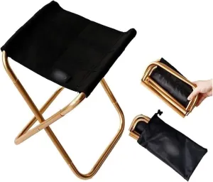 Portable Chair,fold up Stool, Folding Chairs,Mini Aluminum Alloy Oxford,Outdoor Small Folding Chair for Camping (Color : A) (Color : C) (Color : C) (Color : B) (Color : OneColor)