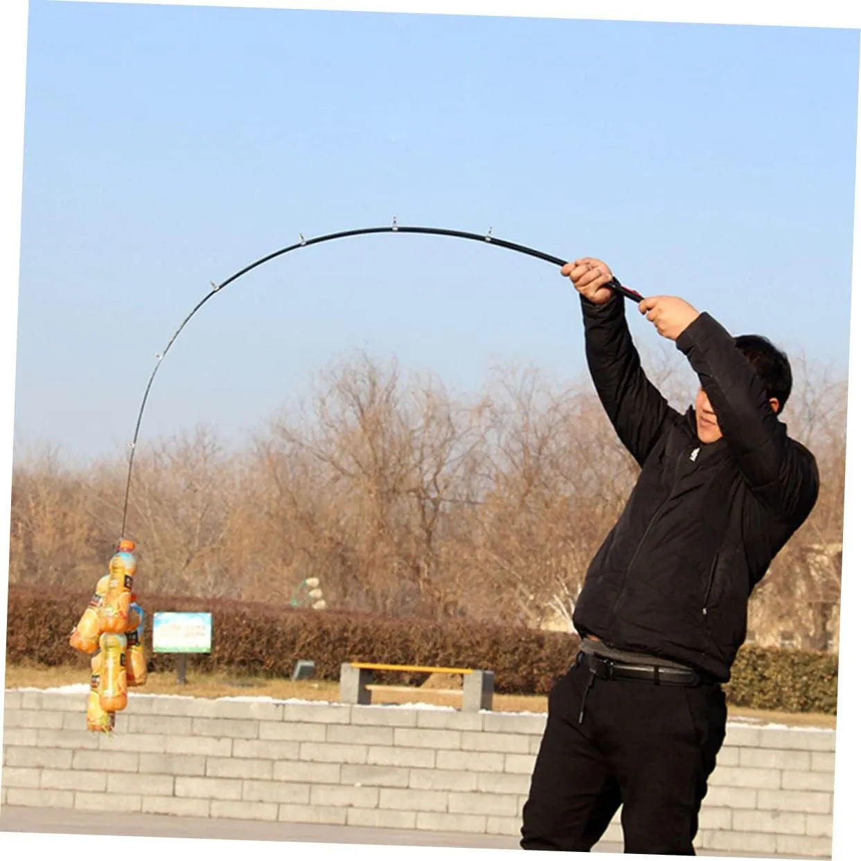 Portable Fishing Accessory Stand Fishing Rod for Fish Telescopic Fishing Pole Seat Travel Fishing Rod