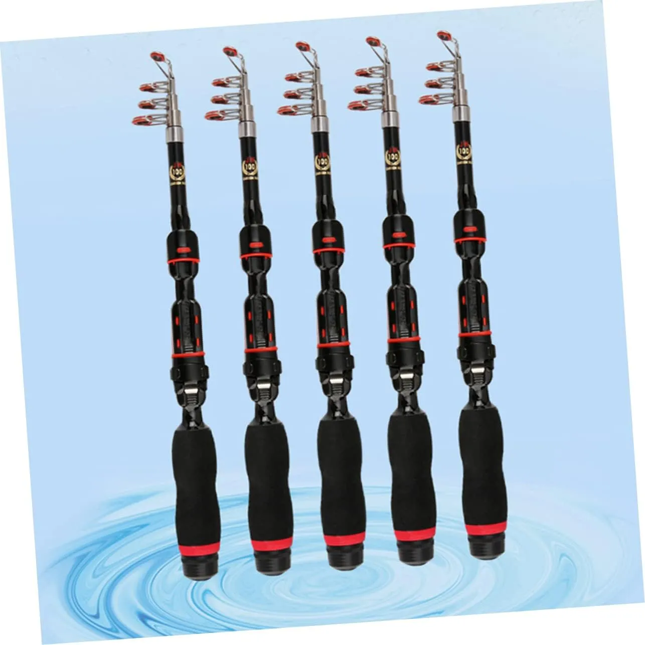 Portable Fishing Accessory Stand Fishing Rod for Fish Telescopic Fishing Pole Seat Travel Fishing Rod
