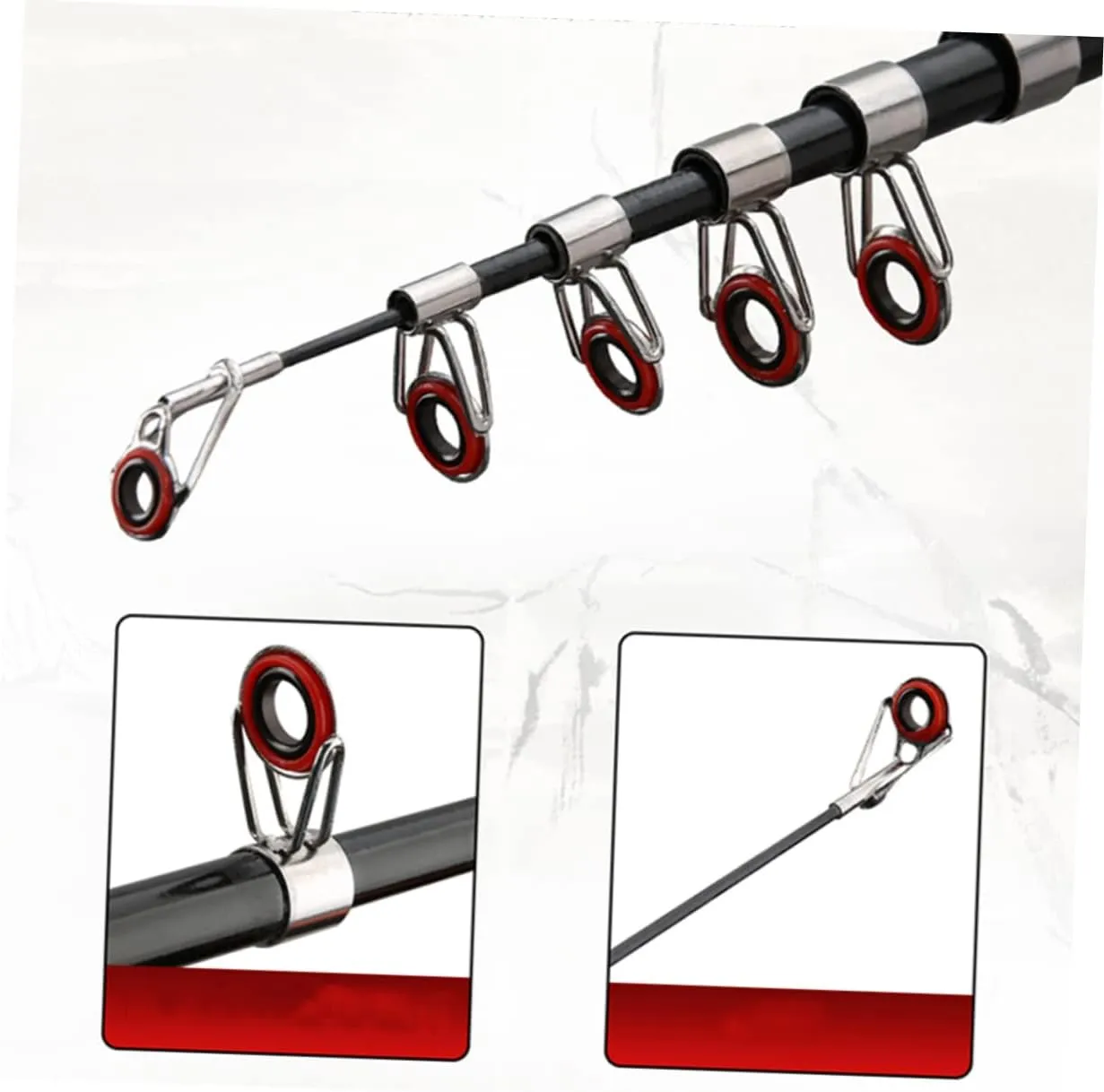Portable Fishing Accessory Stand Fishing Rod for Fish Telescopic Fishing Pole Seat Travel Fishing Rod