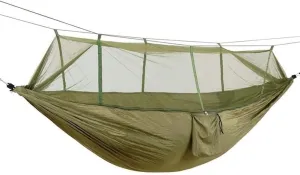 Portable Hammocks 1-2 Person Portable Outdoor Camping Hammock Parachute Fabric Hanging Bed Hunting Sleeping Swing Hamac Hammock for Outdoor(Camouflage)