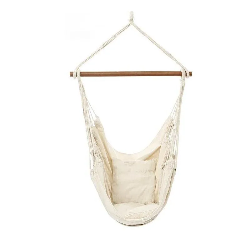 Portable Hanging Hammock Chair Swing Garden Outdoor Camping Soft
