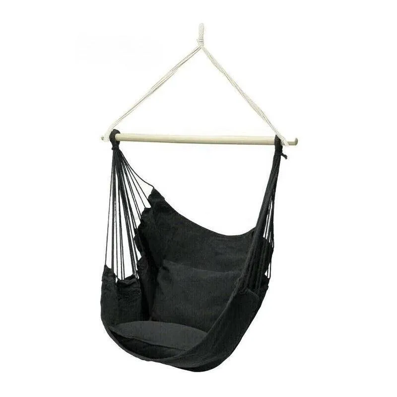 Portable Hanging Hammock Chair Swing Garden Outdoor Camping Soft