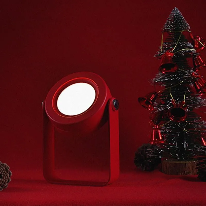 Portable Lantern Lamp With Wooden Handle