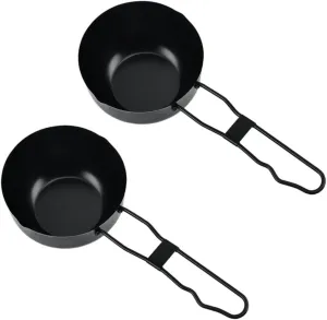 Portable Outdoor Cooking Pot Set Stew Pot Food Kitchen Cookware Iron Kitchenware