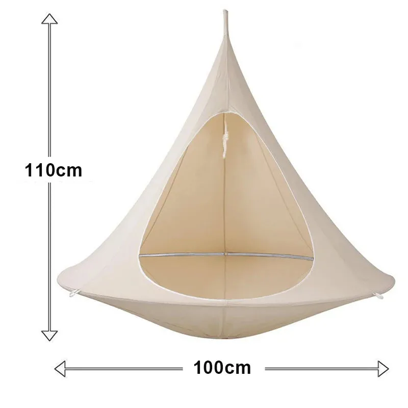 Portable Outdoor Waterproof Hammock Chair – 80KG Capacity