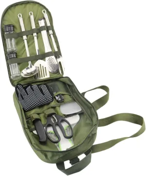 Portable Picnic Tableware Cookware Set Camping Cooking Accessories Bag