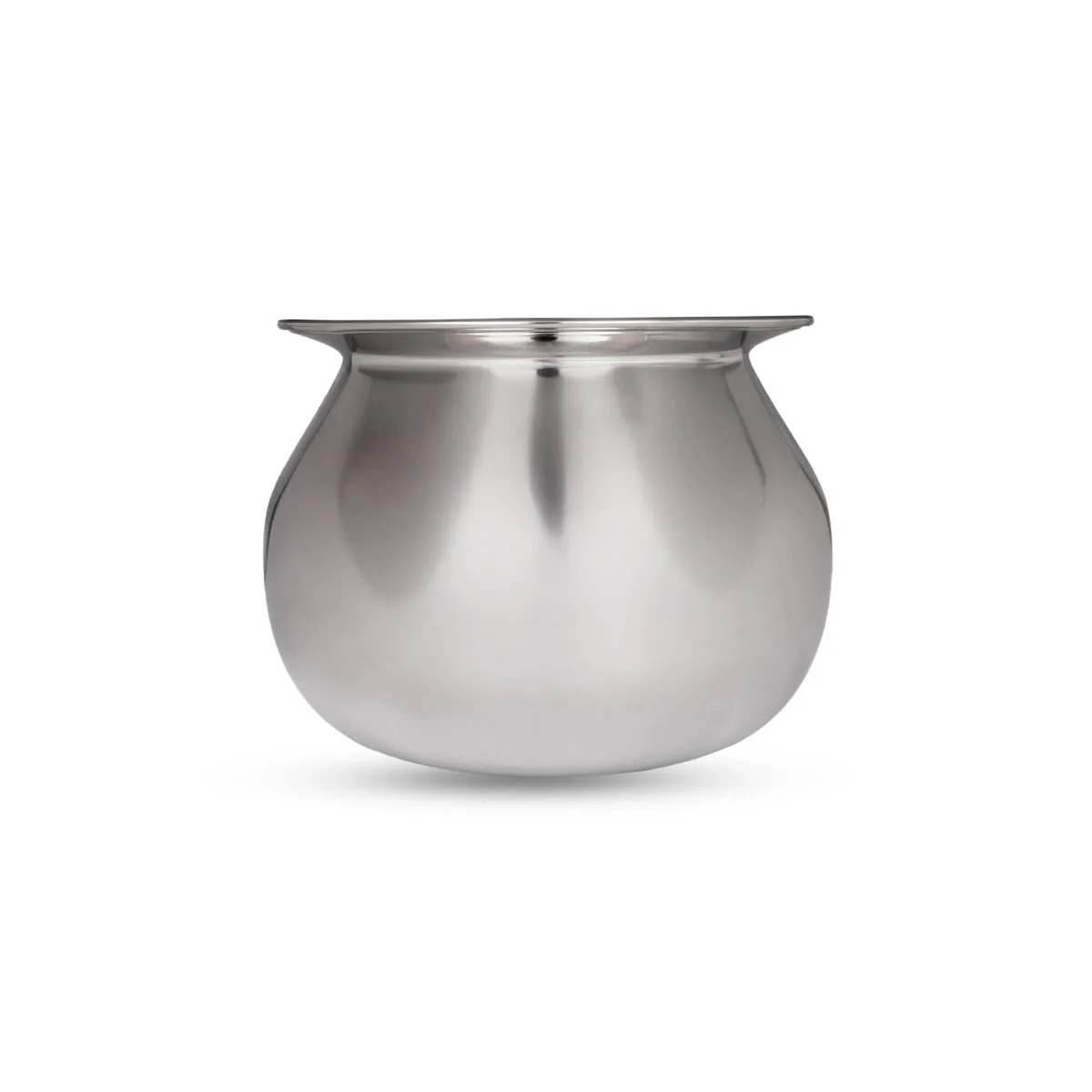 Pot with Lid - 6 x 8 Inches | Cooking Pot/ Dal Handi/ Stainless Steel Pot for Home/ 775 Gms Approx