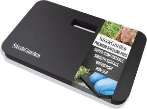 Premium Thick Kneeling Pads Bath Floor Kneeler for Baby, Knee Pad Cushion for Pool | Thickest, Most Comfortable Foam Mat Kneeler for Yoga & Exercise,Waterproof (12.5"x17.8"x2, Black)