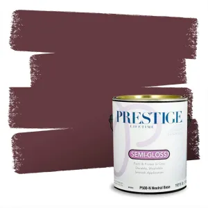 PRESTIGE Paints P500-N-1011-5VP Paint and Primer In One, 1 gallon, Royal Garnet