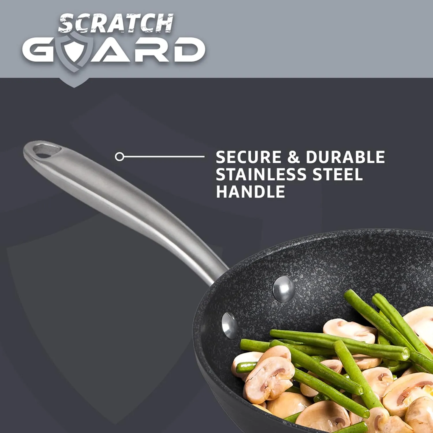 Prestige Scratch Guard Aluminium Frypan