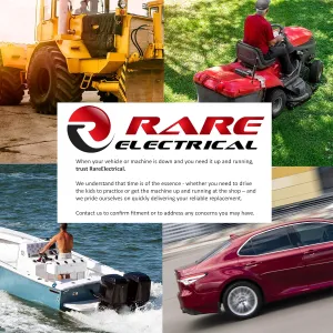 RAREELECTRICAL New 24V 110 Amp 1 Wire Alternator Compatible With Valtra Deere Equip Claas Tigercat 8600469
