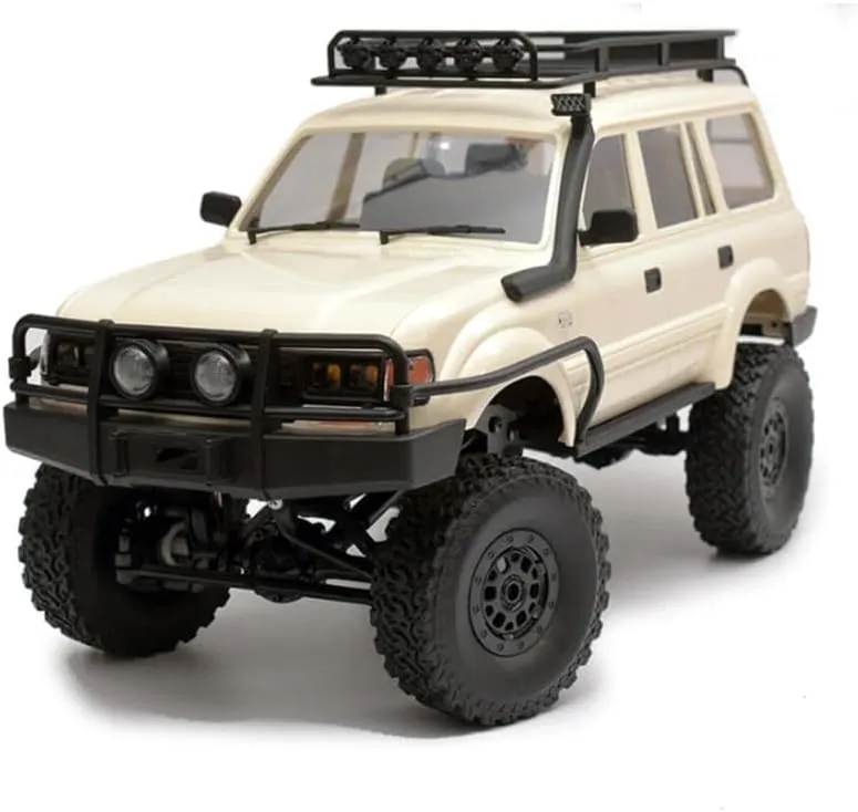 RC Rock Crawler RC Truck 4x4 WPL C54-1 RTR 1/16 Scale RC Crawler, Off Road Truck All Terrain with Upgraded Chassis and Shock, 260 Motor New Gearbox, Bumper Roof Rack Hobby Toy Adult